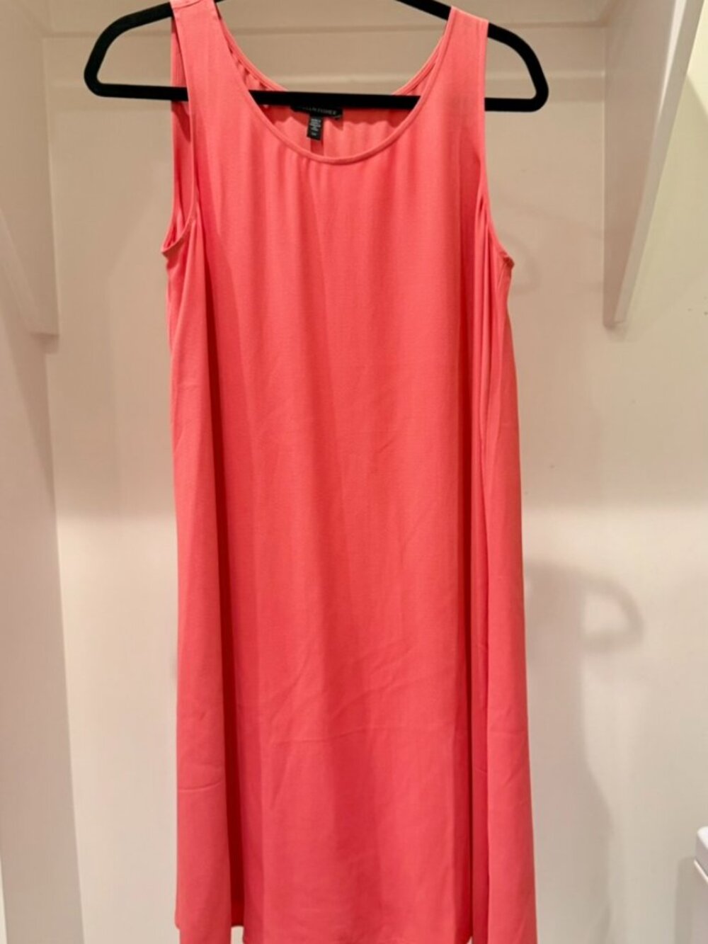 Eileen Fisher machine washable silk dress, size small
